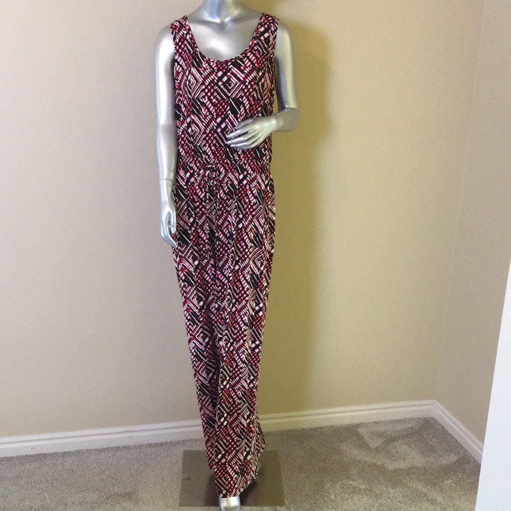 Calvin Klein Sleeveless Matte Jersey Jumpsuit